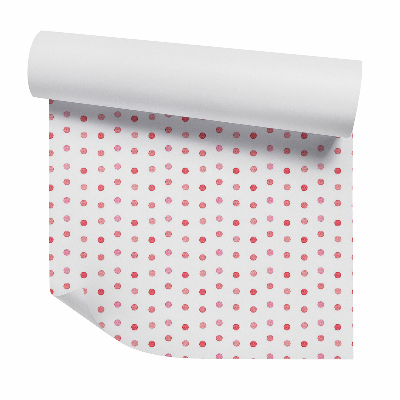 Tapeta na stenu Pastelové červené bodky