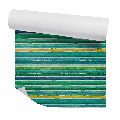 Tapeta Textúra zelených horizontálnych pruhov