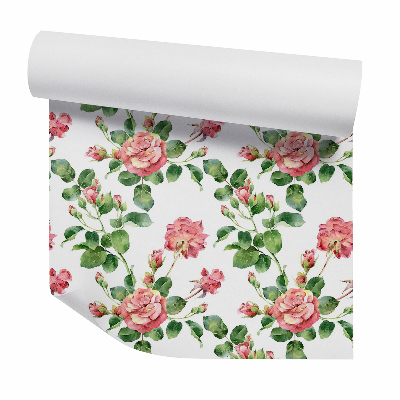 Tapeta na stenu Červené kvety dekorácie rastlín