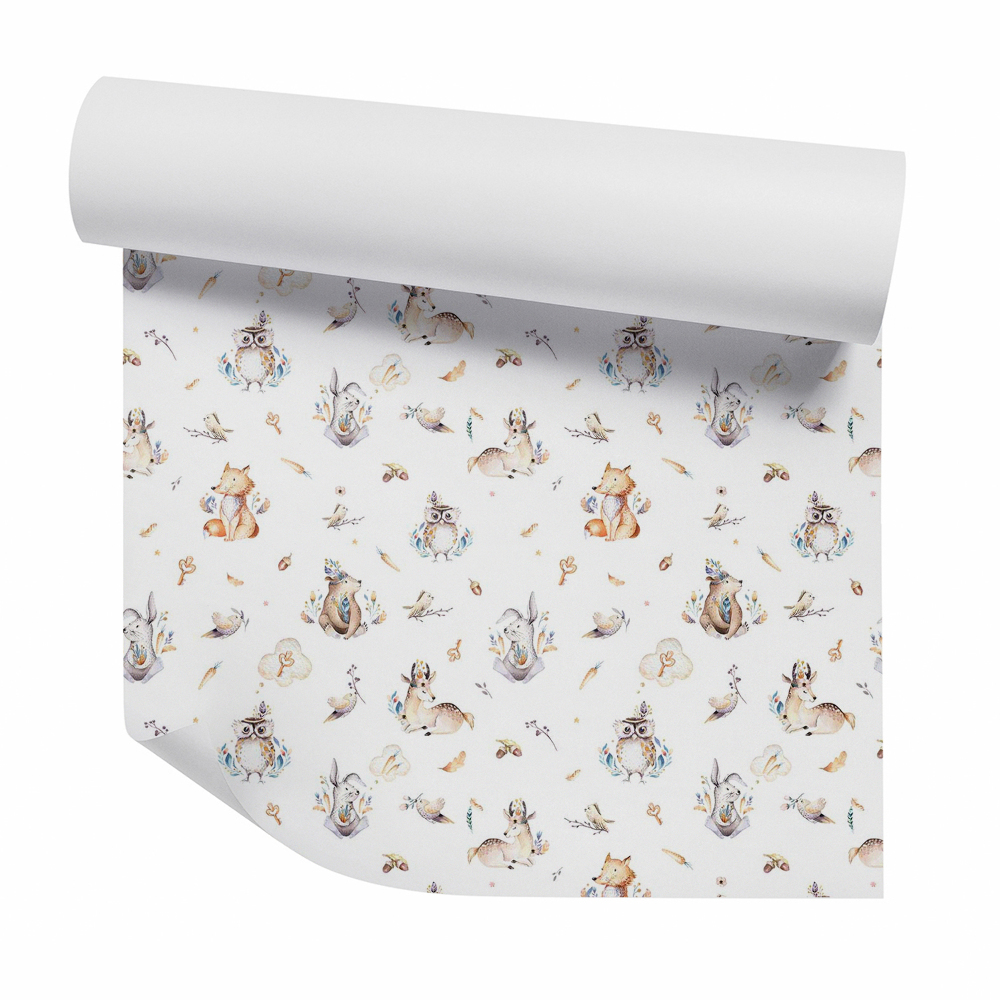 Tapeta Lesné zvieratá vtáky a perie