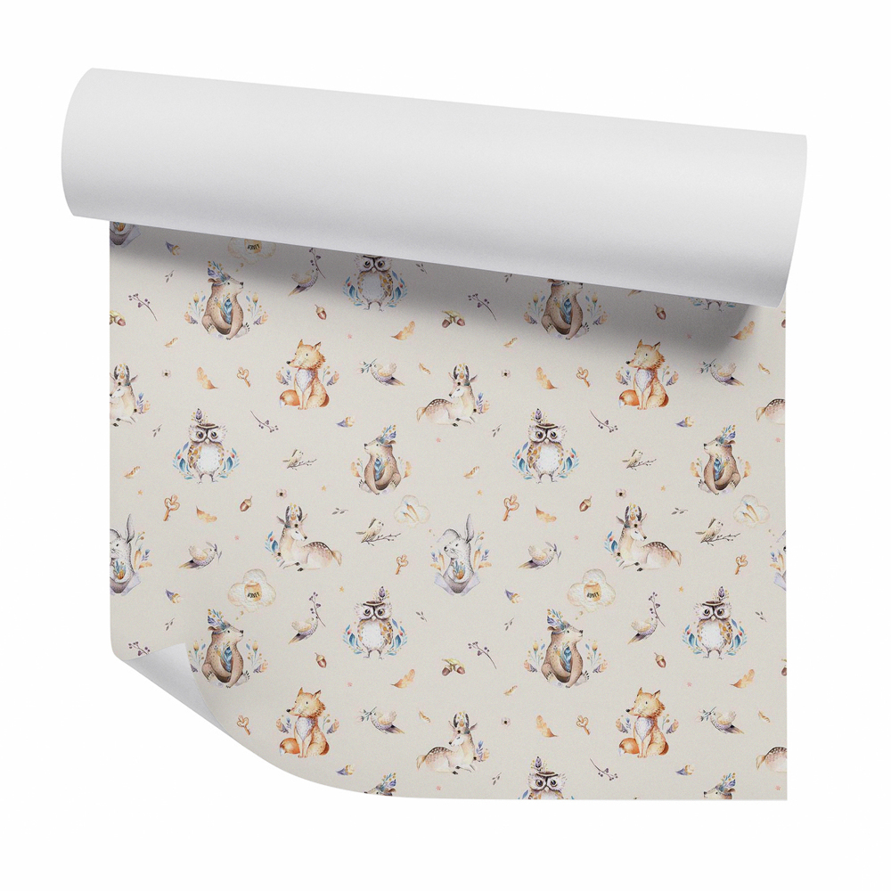 Tapeta na stenu Lesné zvieratá v indickom štýle