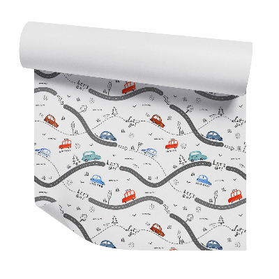 Tapeta na stenu Pouličné autíčka na hranie