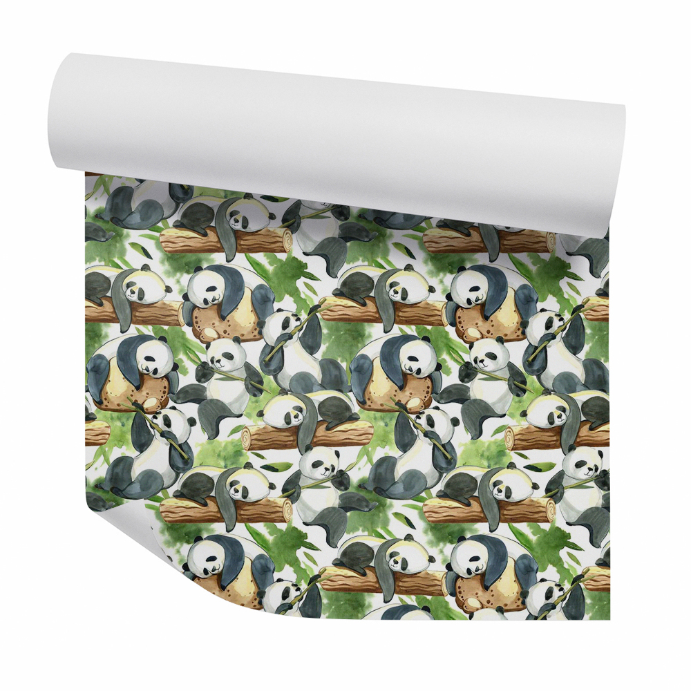 Tapeta na stenu Spiace pandy na bambuse
