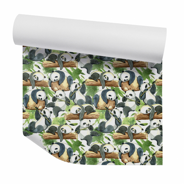Tapeta na stenu Spiace pandy na bambuse