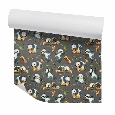 Tapeta Pandy na bambuse