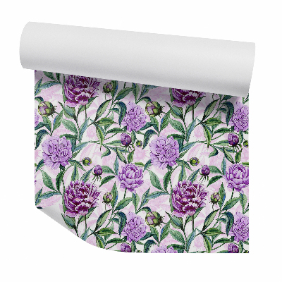 Tapeta Fialové dekoratívne kvety