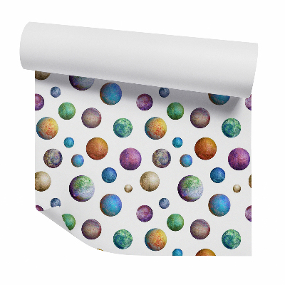 Tapeta na stenu Planéty v kontrastných farbách