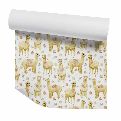 Tapeta Žlté alpaky v kvetoch