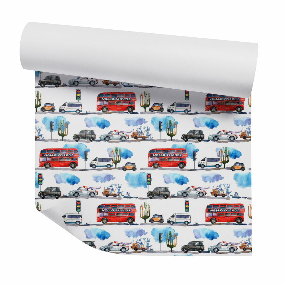 Tapeta Korkové zvieratá z auta