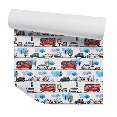 Tapeta Korkové zvieratá z auta