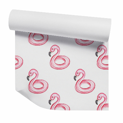 Tapeta Nafukovacie plameniaky na kolesách