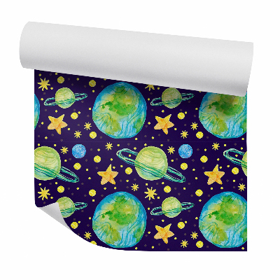 Tapeta Farebné planéty vo vesmíre