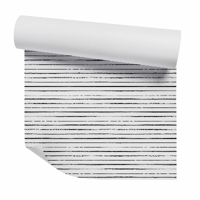 Tapeta Vodorovné čierne ozdobné pruhy