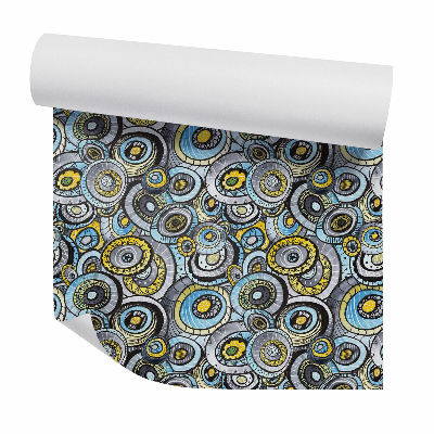 Tapeta Abstraktné farebné oválne tvary