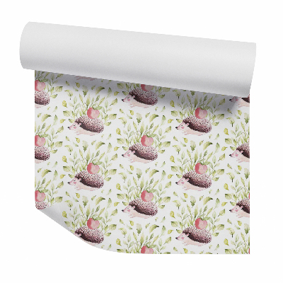 Tapeta Malý ježko s jablkom