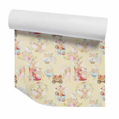 Tapeta na stenu Roztomilé vzory malých rozprávkových škriatkov