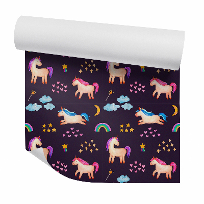 Tapeta na stenu Rozprávkové jednorožce s hviezdami