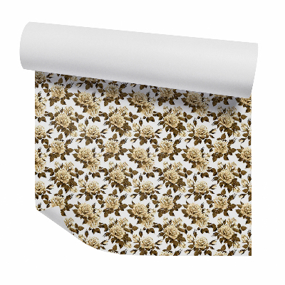 Tapeta Hnedé dekoratívne kvety