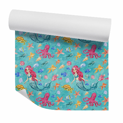 Tapeta na stenu Morská panna v podmorskom svete