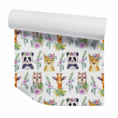 Tapeta Divoké zvieratá medzi kvetmi