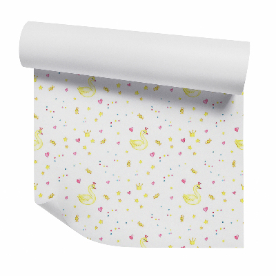 Tapeta na stenu Kráľovské labute dievčenské vzory