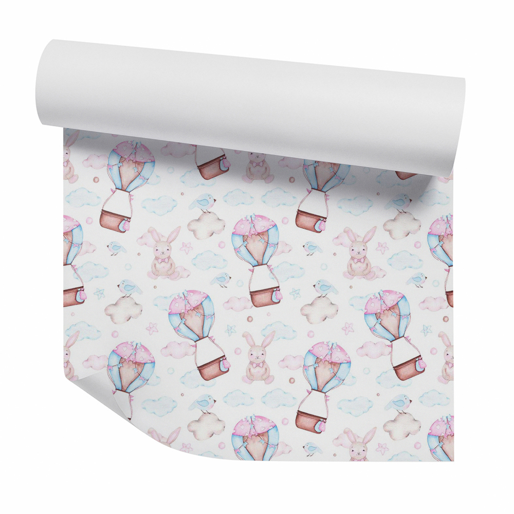 Tapeta Rozprávkové balóny lietajúce vzory