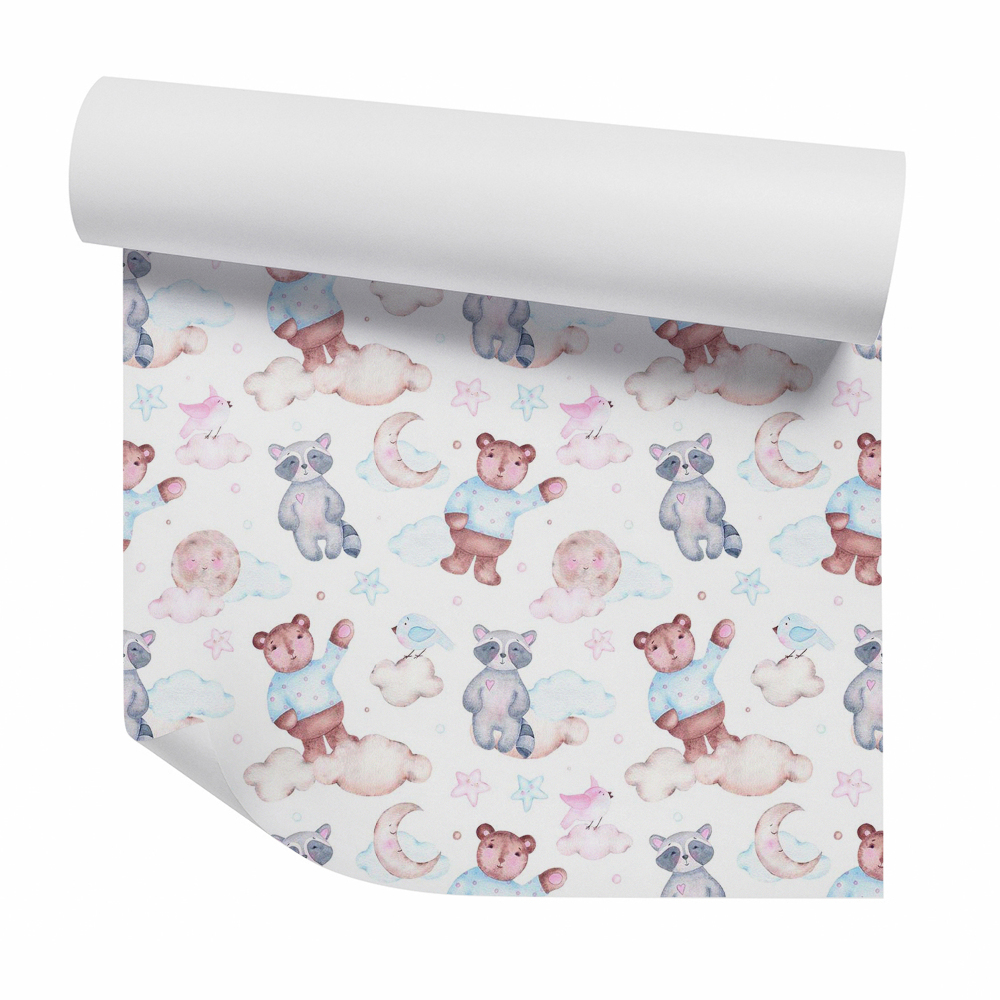 Tapeta na stenu Detské zvieratká pred spaním