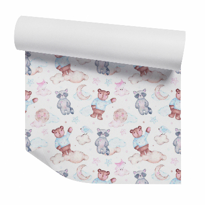 Tapeta na stenu Detské zvieratká pred spaním