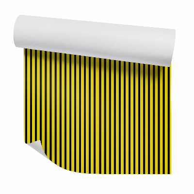 Tapeta na stenu Pruhy žlté vertikálne čierne pozadie