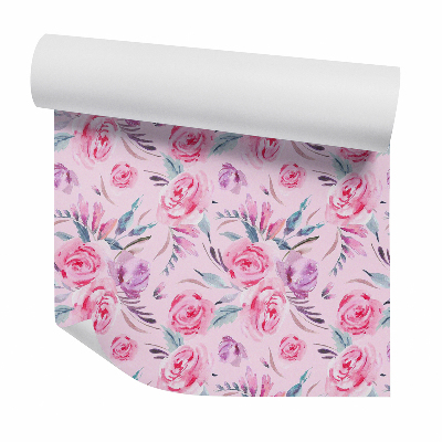 Tapeta na stenu Pastelové ruže svetlé farby