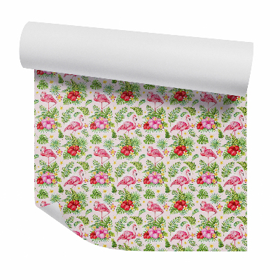 Tapeta Tropická vegetácia plameniakov