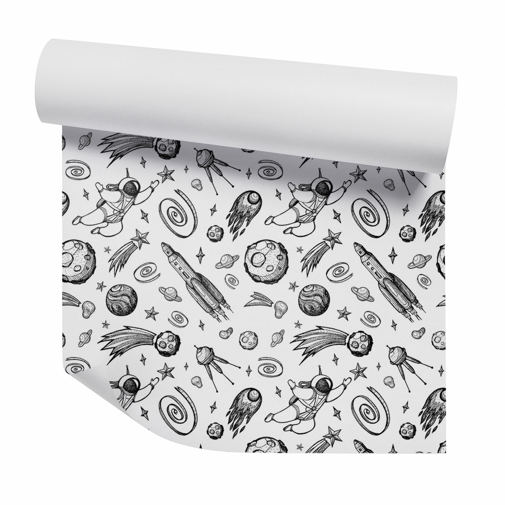 Tapeta na stenu Astronaut vo vesmíre planéta svetlé pozadie