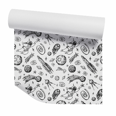 Tapeta na stenu Astronaut vo vesmíre planéta svetlé pozadie