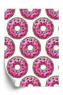 Tapeta Šišky s polevou na bielom pozadí