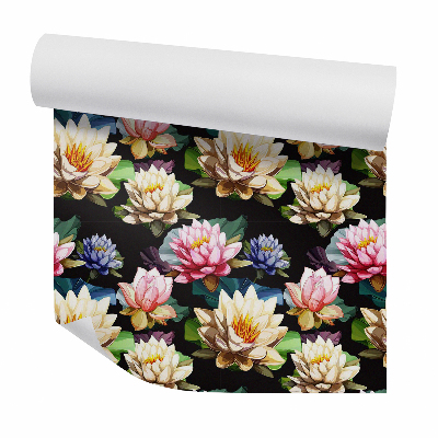 Tapeta Lotosový kvet realistická kresba