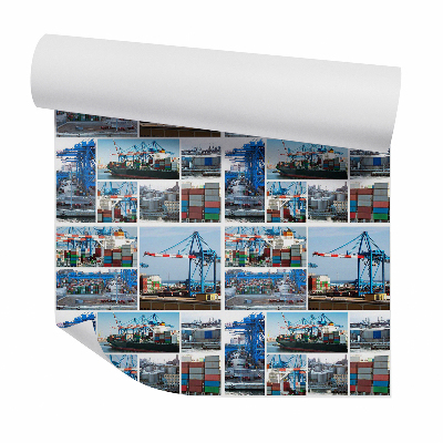 Tapeta na stenu Pohľad na dvor so štvorcami