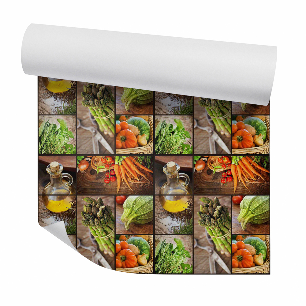 Tapeta Talianska stolová zelenina a olej