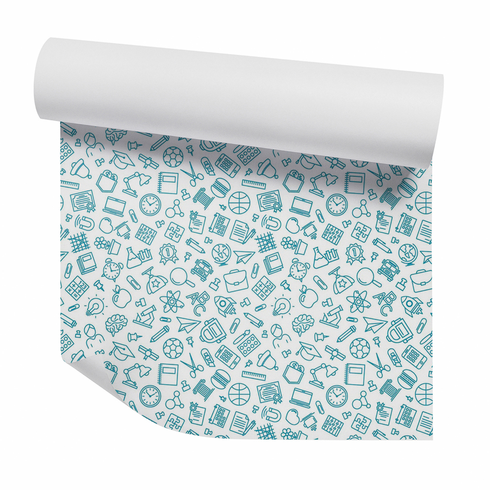 Tapeta na stenu Školské zelené náčrtky