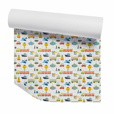 Tapeta Vozidlá farebné vzory