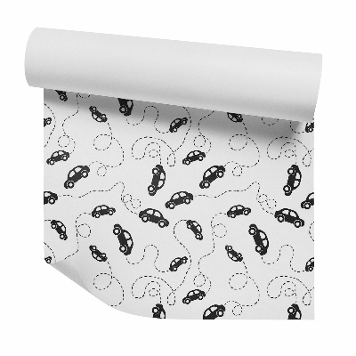 Tapeta na stenu Stratené auto čiernobiele