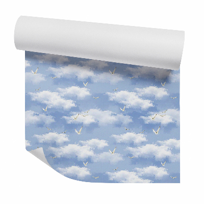Tapeta na stenu Migrácia vtákov medzi mrakmi