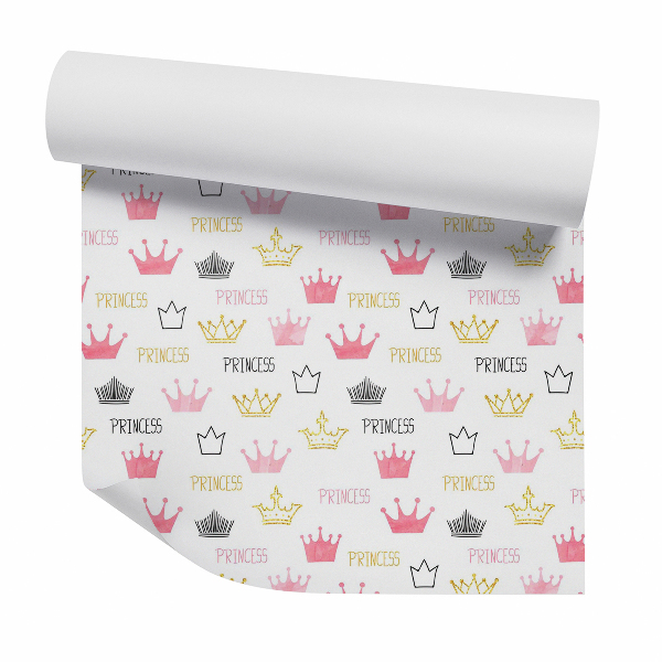 Tapeta na stenu Farebné korunky pre princeznú
