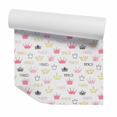 Tapeta na stenu Farebné korunky pre princeznú