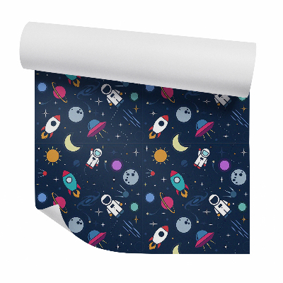 Tapeta Kozmonauti z galaxie abstraktné