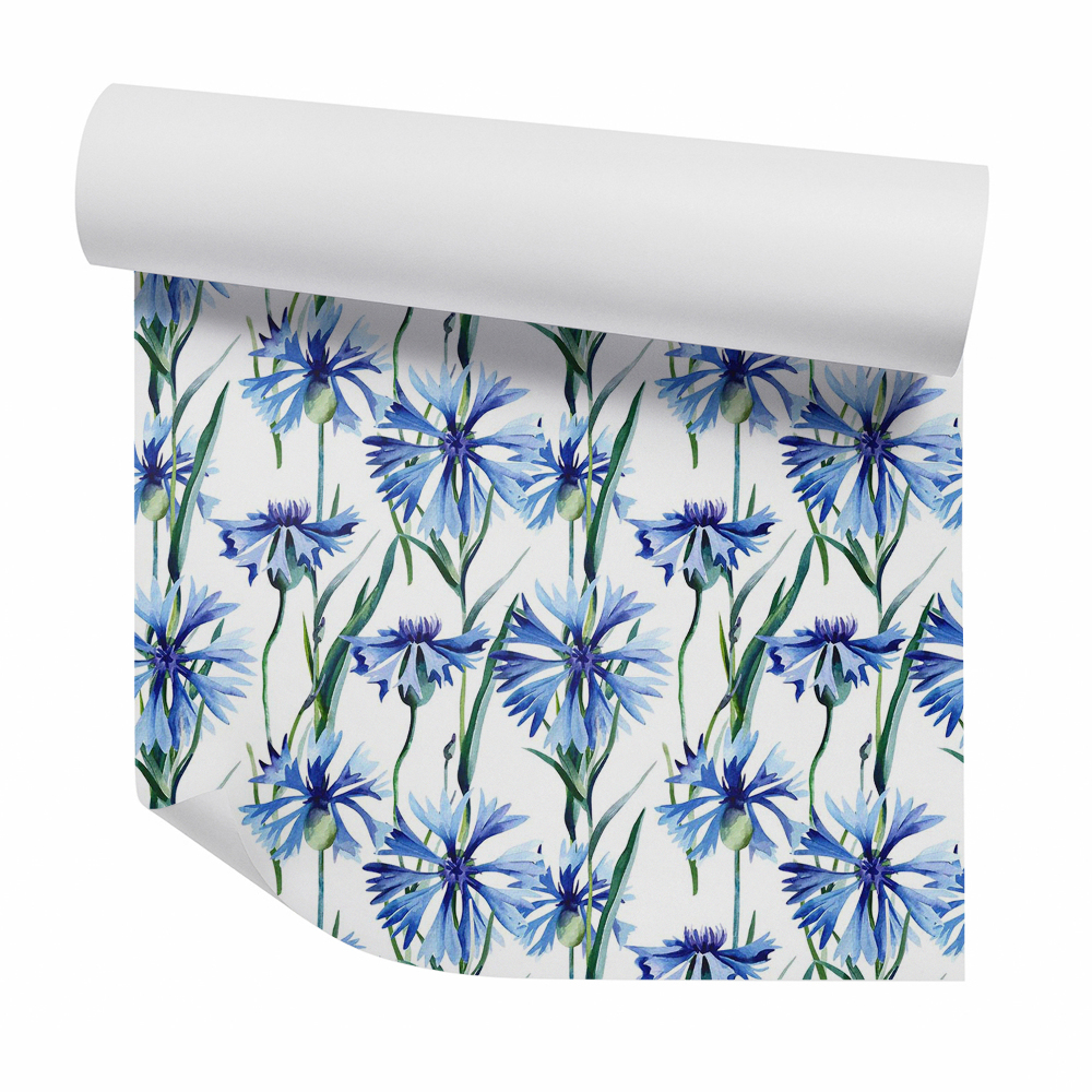 Tapeta na stenu Modré chrpy