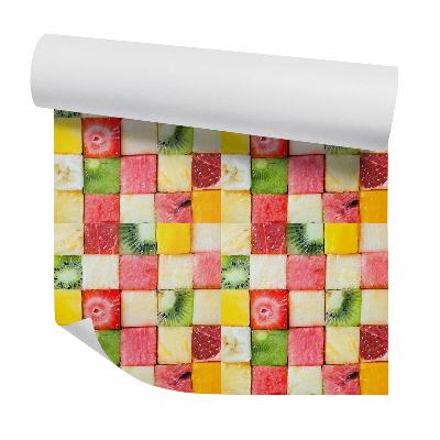 Tapeta na stenu Ovocie nakrájané na kocky