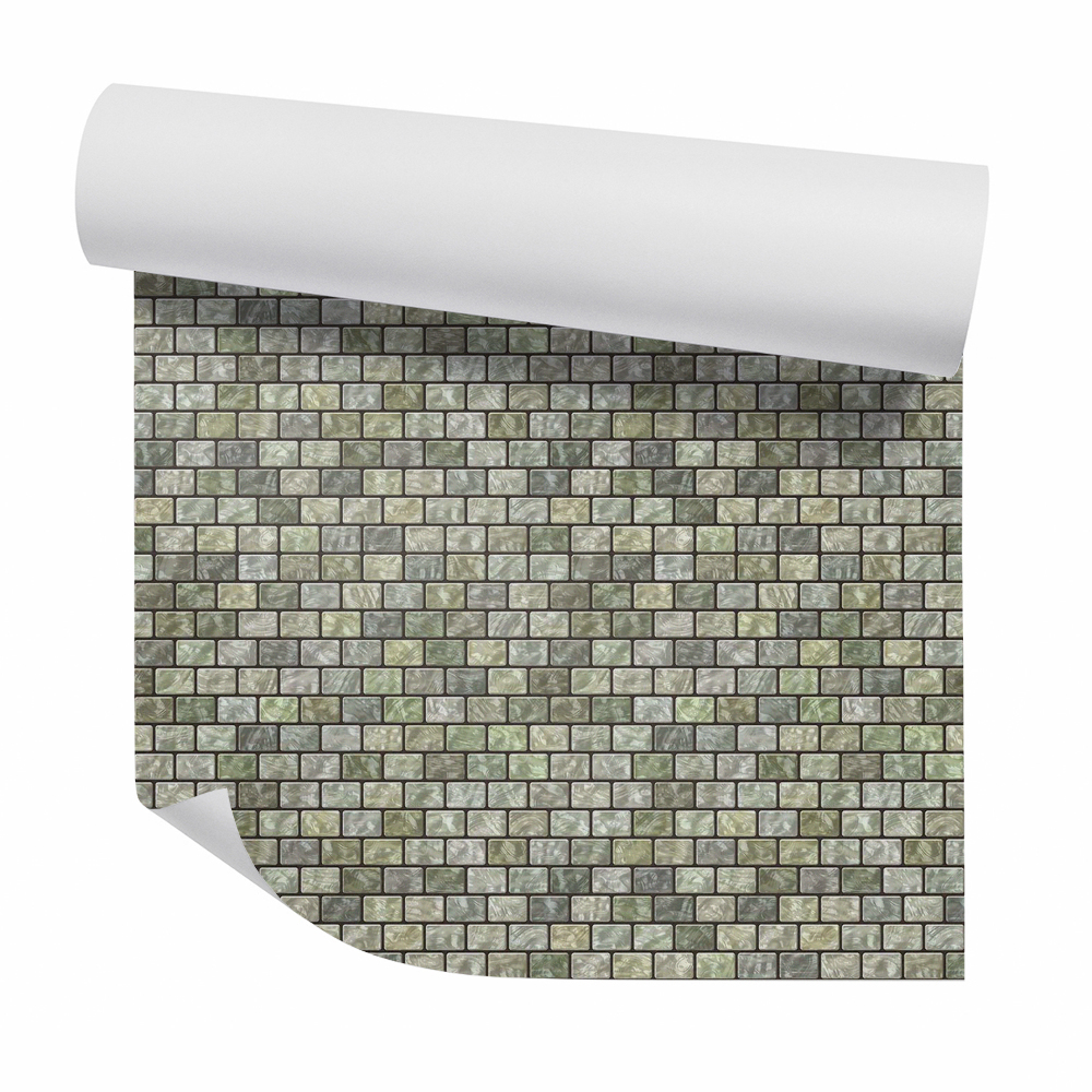 Tapeta na stenu Kamenná stena zelené tehly