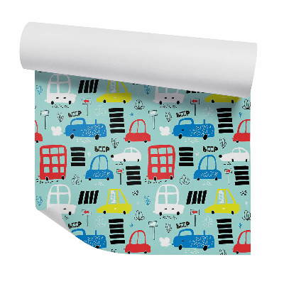 Tapeta na stenu Autá farebné pásy značky