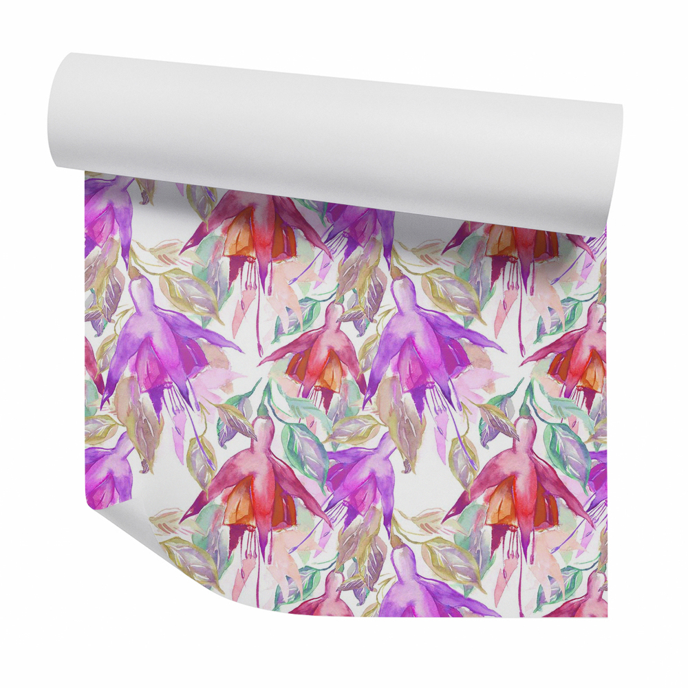 Tapeta Dekoratívne farebné fuksie