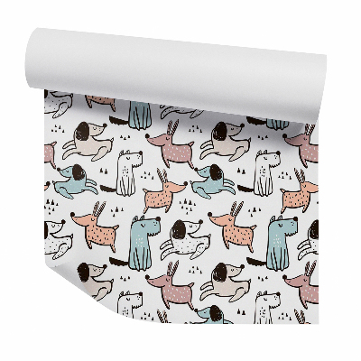 Tapeta Rôznofarebné psy